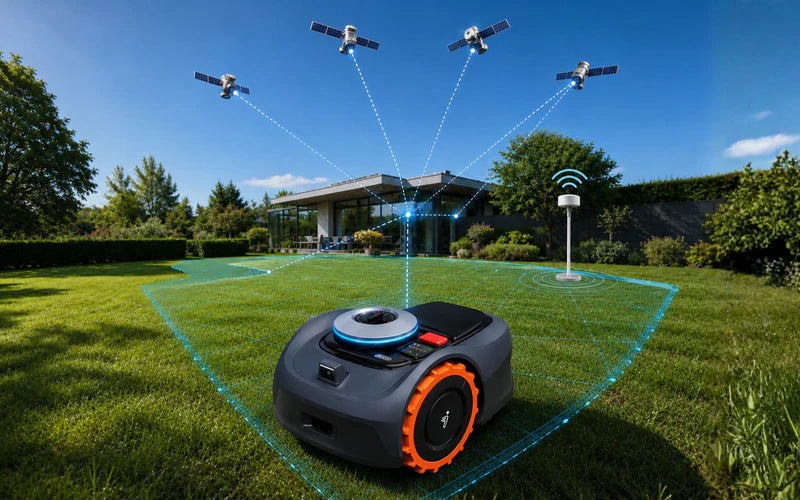 Robot Tondeuse avec Navigation RTK-GPS