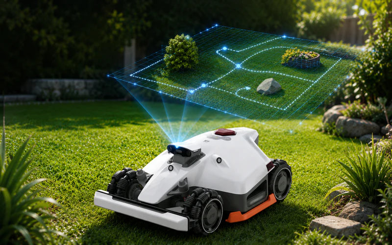 Robot Tondeuse avec Navigation par Vision IA Image