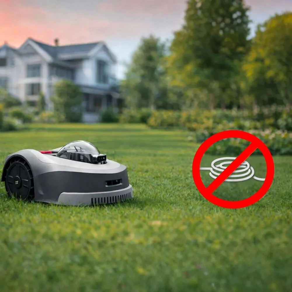Robot tondeuse Novabot N2000 sans câble avec délimitation virtuelle RTK